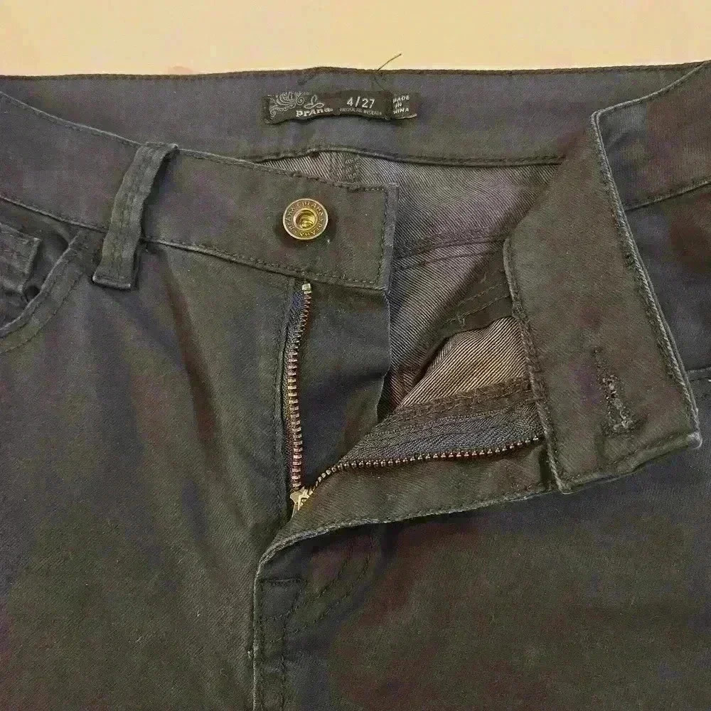Prana Womens Slim Skinny Fit Jeans Stretch Blue Gray Size 4 - Picture 9 of 11